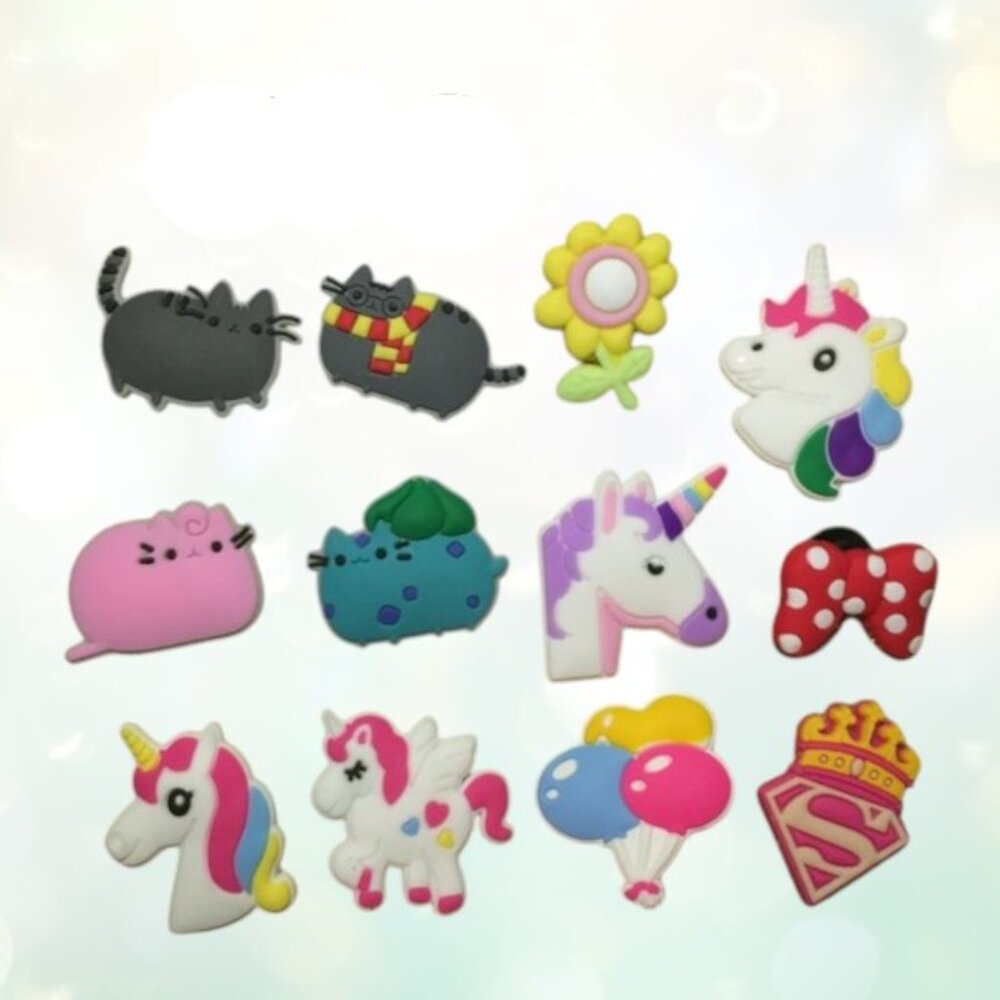 ♡♡ Set of 12pcs Unicorn Shoe Charms